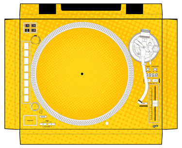 Reloop RP 8000 MK2 Skin Gradienter Yellow